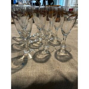 Homer‎ Laughlin "Prairie Gold" Wheat Pattern Glasses/9